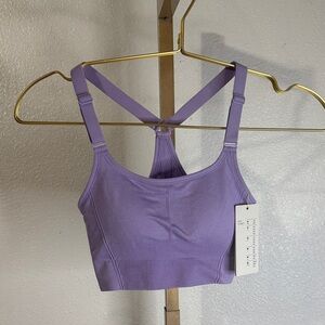 All in Motion Purple Crossback Sports Bra